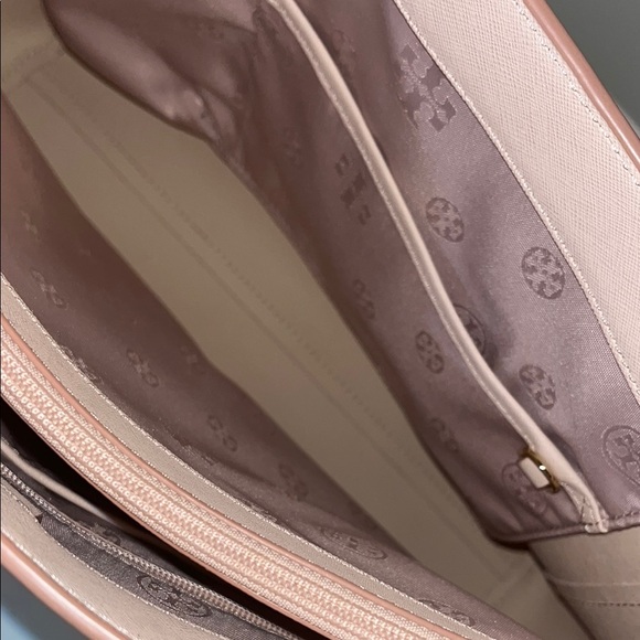 TORY BURCH POWDER PINK MEDIUM YORK BUCKEL TOTE - Picture 14 of 16